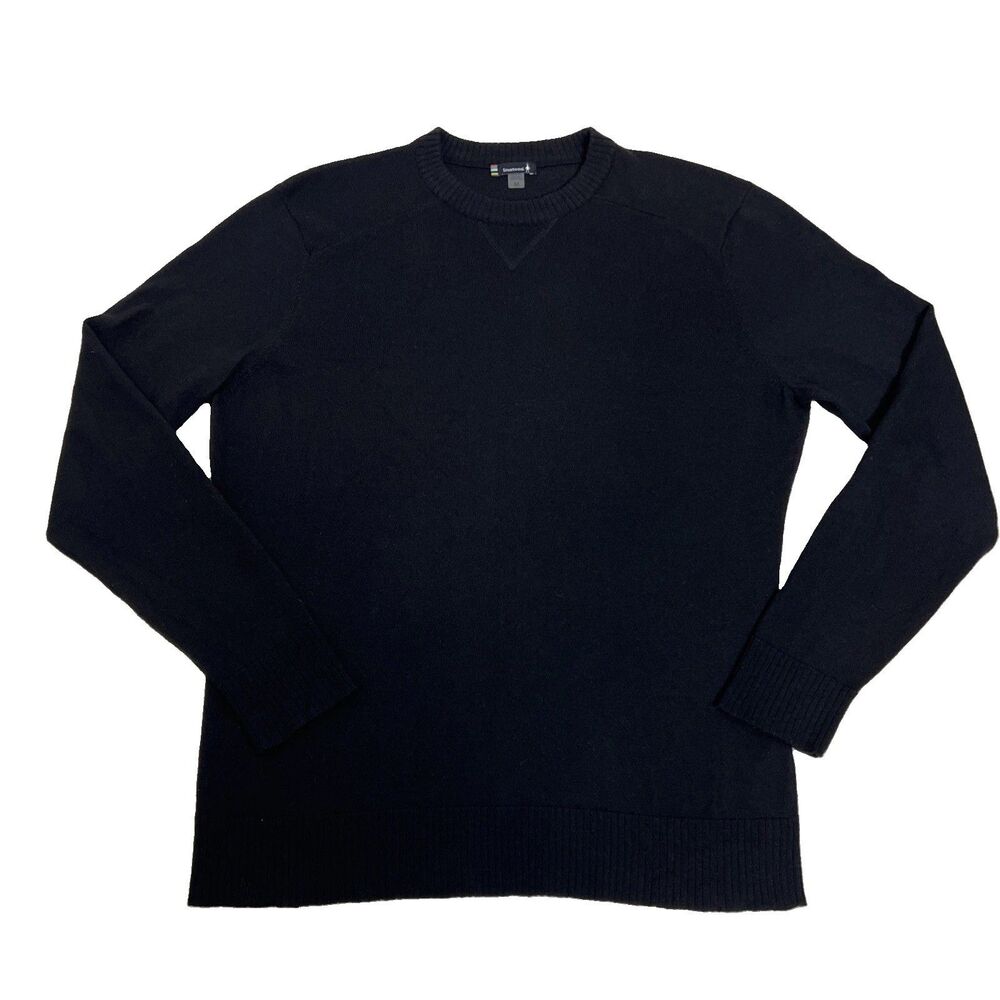Smartwool Black Merino Wool Blend Pullover Sweater Women's Size Medium M